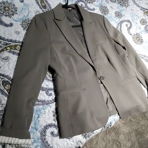 Express suit jacket gray